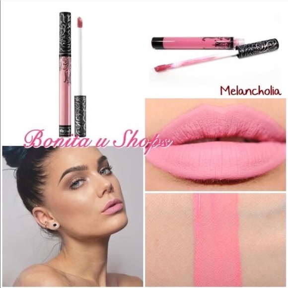 💙🌟🧚‍♀️MELANCHOLIA Kat Von D DISCONTINUED MINI Liquid Lip NWOBOX - Picture 5 of 5